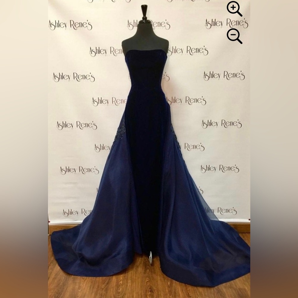 Violet Velvet Sherri Hill Couture Pageant Dress